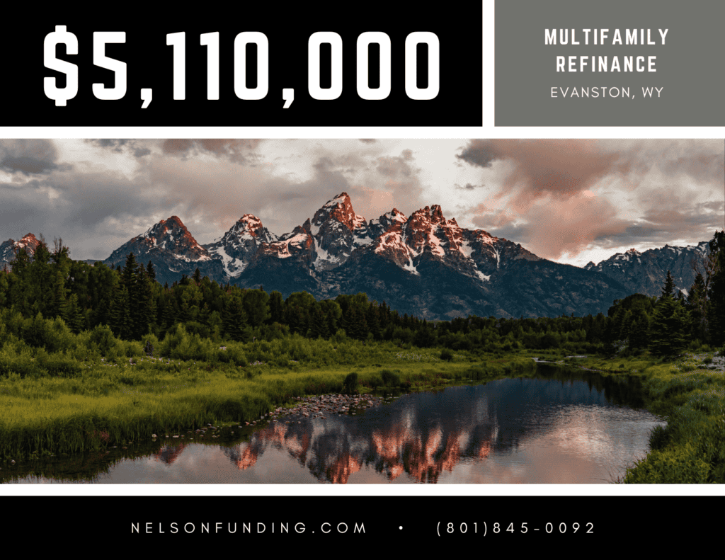 Nelson Funding deal graphic: $5,110,000, multifamily refinance